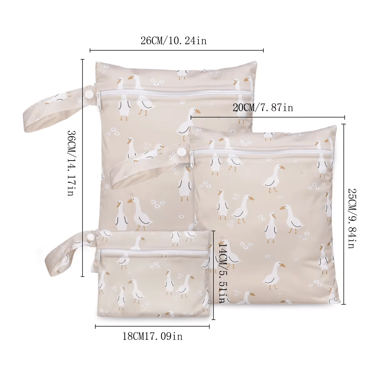 Kit de 3 sacs de lavage et voyage