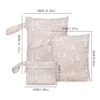 Kit de 3 sacs de lavage et voyage