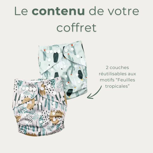 Coffret Découverte - "Feuilles tropicales"