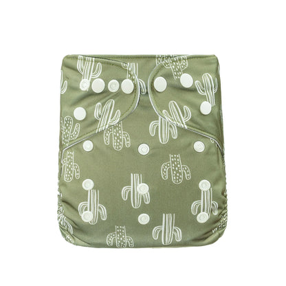 HappyFlute New Full Print Ecological Suede Inner Baby Pocket Diaper Washable&Reusable Cloth Baby Nappy Fit 3-15kg Baby