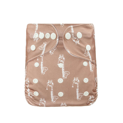 HappyFlute New Full Print Ecological Suede Inner Baby Pocket Diaper Washable&Reusable Cloth Baby Nappy Fit 3-15kg Baby